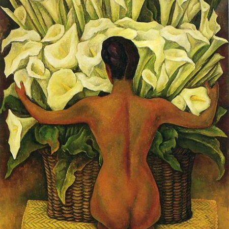 Nude With Calla Lilies Rivera, Diego
