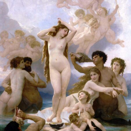 Birth Of Venus Bouguereau, William Adolphe