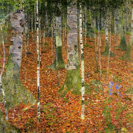 Farm House With Birch Trees Klimt, Gustav