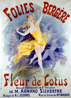 Folies Berg  Res Fleur De Lotus Cheret, Jules
