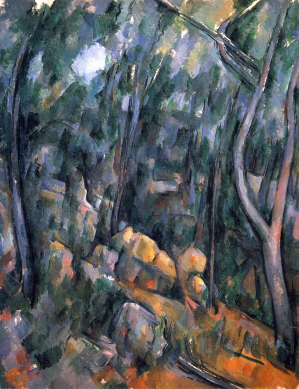 Forest Near The Rocky Caves Cezanne, Paul