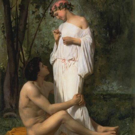 Idylle 1851 Bouguereau, William Adolphe