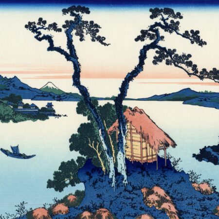 Lake Suwa In The Shinano Province Hokusai, Katsushika