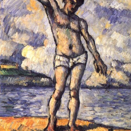Man Standing Arms Extended Cezanne, Paul