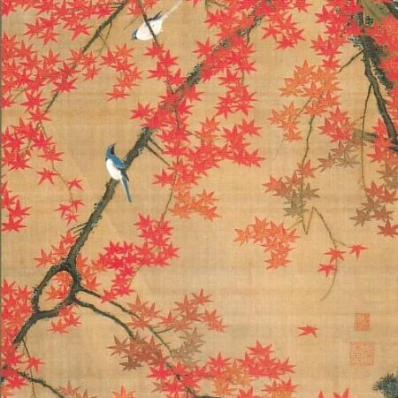 Maple Tree And Small Birds Ito, Jakuchu
