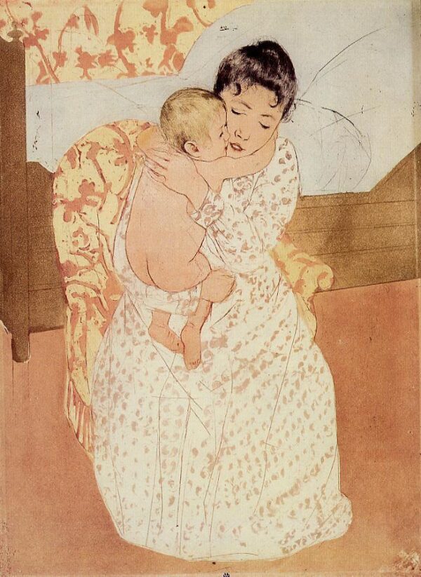 Nude Child 1891 Cassatt, Mary