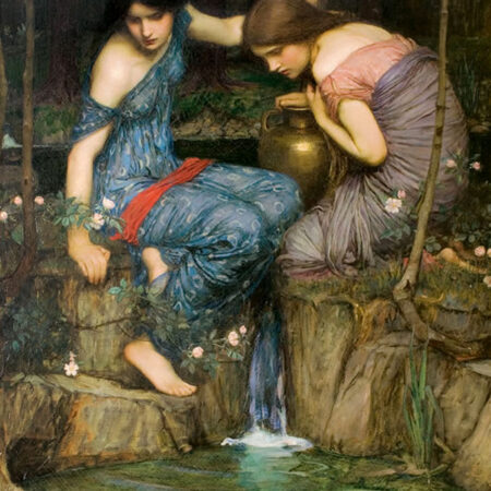 Nymphs Finding the Head of Orpheus Waterhouse, John Williams
