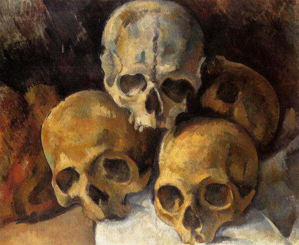 Pyramid Of Skulls Cezanne, Paul