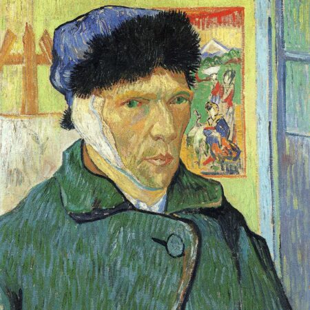 Self Portrait With Bandaged Ear Van Gogh, Vincent