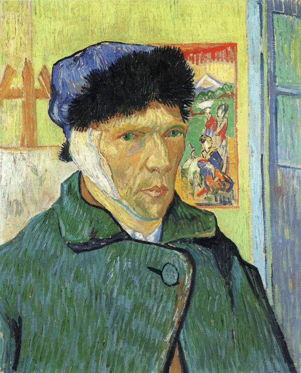 Self Portrait With Bandaged Ear Van Gogh, Vincent