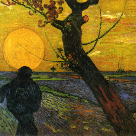 Sower With Setting Sun Van Gogh, Vincent