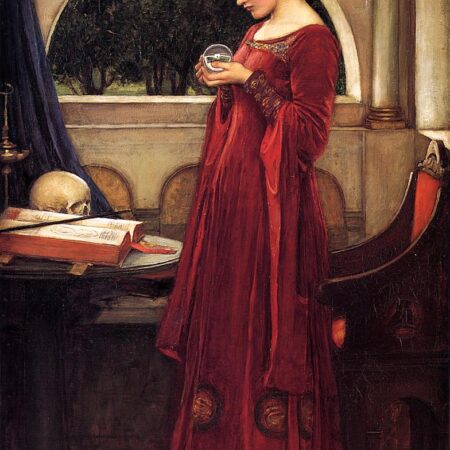 The Crystal Ball 1902 Waterhouse, John Williams
