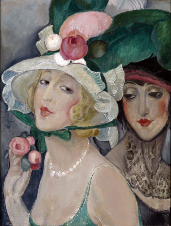 Two Cocottes With Hats Wegener, Greta