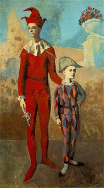 Acrobat And Young Harlequin Picasso, Pablo