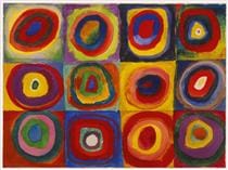 Color Stud Squares With Concentric Circles Kandinsky, Wassily