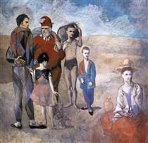 Family Of Acrobats Jugglers Picasso, Pablo