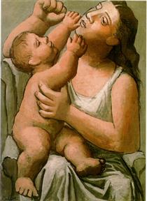 Mother And Child Picasso, Pablo