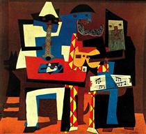 Musicians With Masks Picasso, Pablo