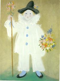 Portrait Of Paulo As Pierrot Picasso, Pablo
