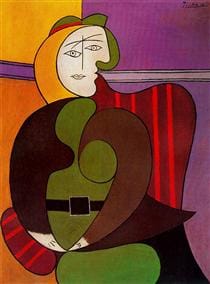 Seated Woman In A Red Armchair Picasso, Pablo